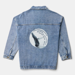 Conservation Is Only Successful With Your Help Denim Jacket