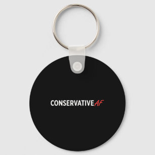 Conservative Af Republican Party Key Ring