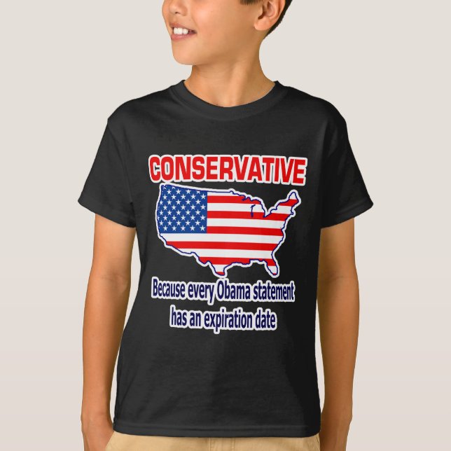 Conservative - Anti Obama T-Shirt (Front)