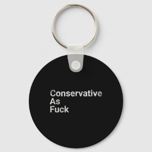Conservative As God Bless America Republicans Key Ring