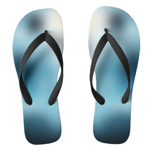 Conservative Blue Custom Created Flip Flops (Footbed)