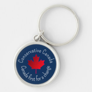 Conservative Canada. Canada first for a change.  Key Ring