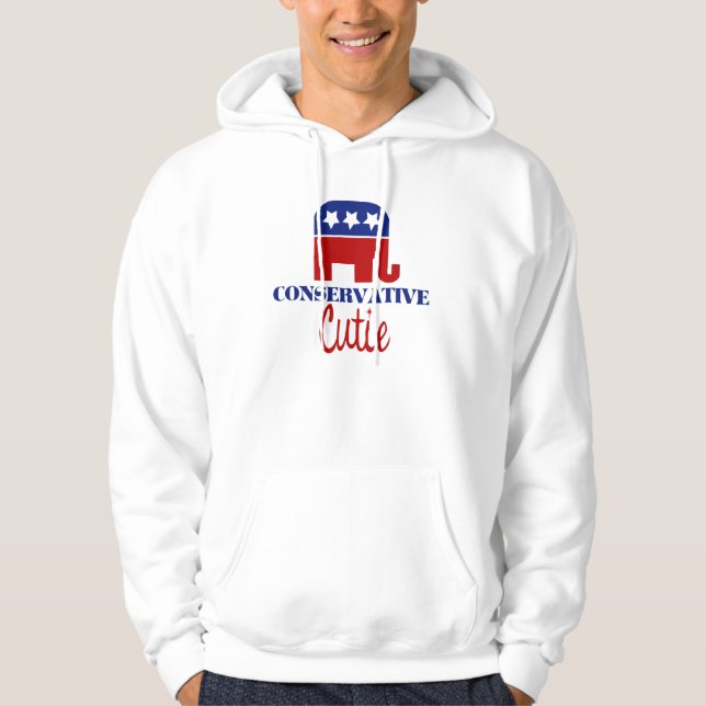 Conservative Cutie Hoodie (Front)