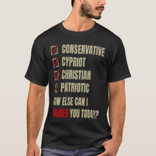 Conservative Cypriot Christian Patriotic T-Shirt