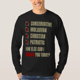 Conservative Moldovan Christian Patriotic T-Shirt