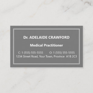 Conservative, Neutral Business Card