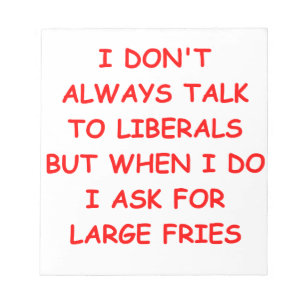 conservative notepad