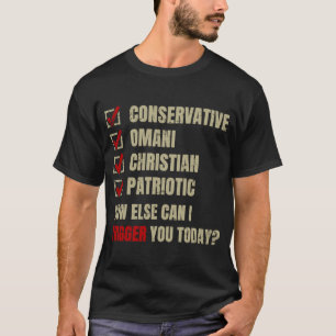 Conservative Omani Christian Patriotic T-Shirt