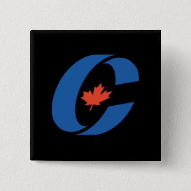 Conservative Party Logo Alternative 15 Cm Square Badge (Front)