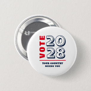 Conservative Republican Democratic Election Voter 6 Cm Round Badge