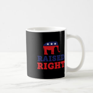 Conservative Republican Raised Right Coffee Mug