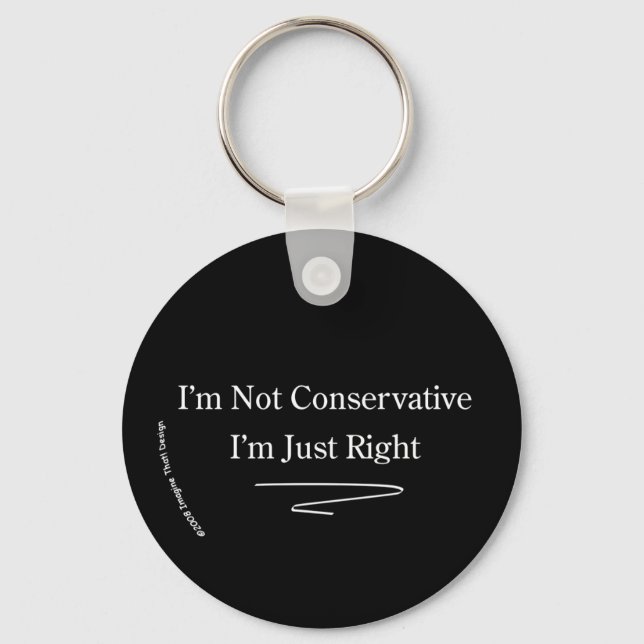 Conservative Right Key Ring (Front)