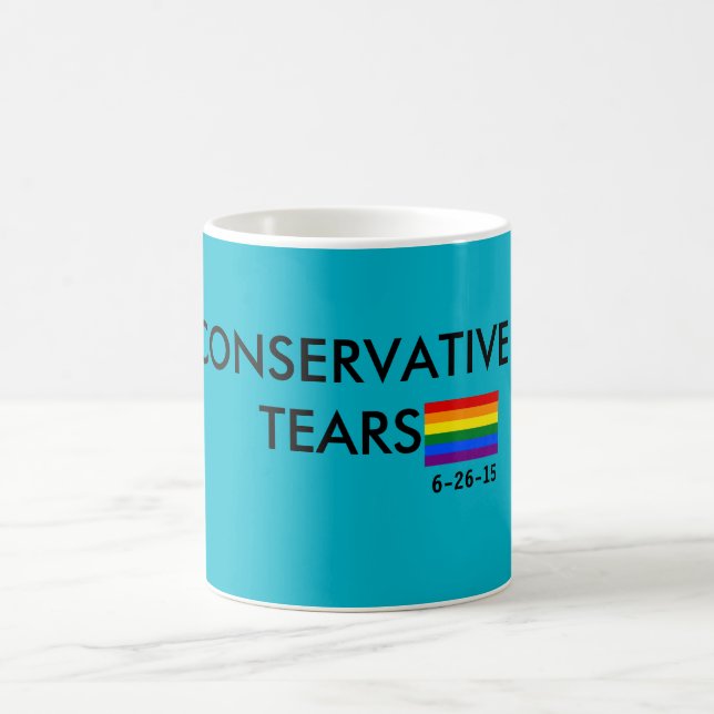 Conservative Tears #lovewins Coffee Mug (Center)