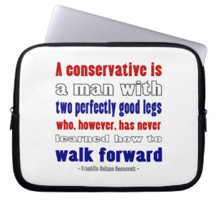 Conservatives Defined By FDR Laptop Sleeve