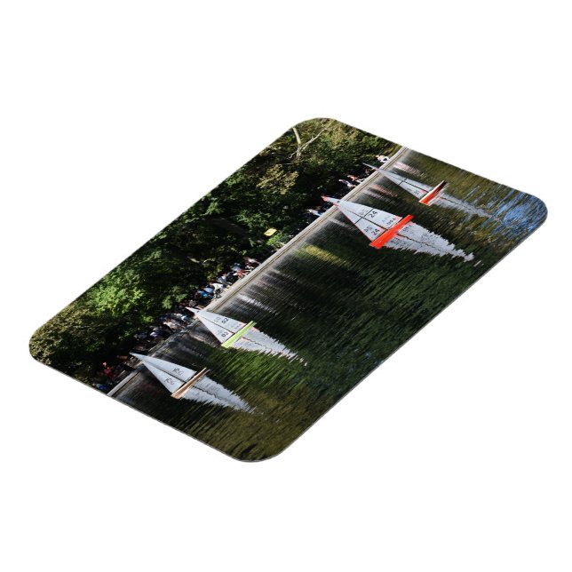 Conservatory Water Central Park Boat Pond New York Magnet (Left Side)