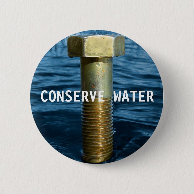 Conserve water badge (Front)