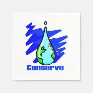 Conserve Water Napkin