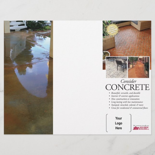 Consider Concrete Brochure for Solomon (Front)