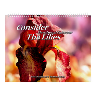 Consider The Lilies Devotional Calendar two page
