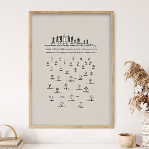 Consider the Lilies, Matthew 6_28, BibleSketches,  Poster