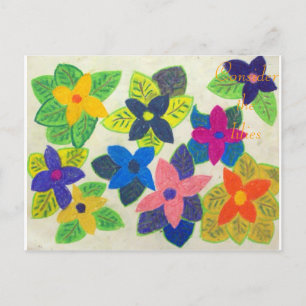 Consider the lilies Scripture Art John 13:34-35 Postcard