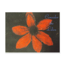 Consider the lilies Scripture Art Romans 8:38-39