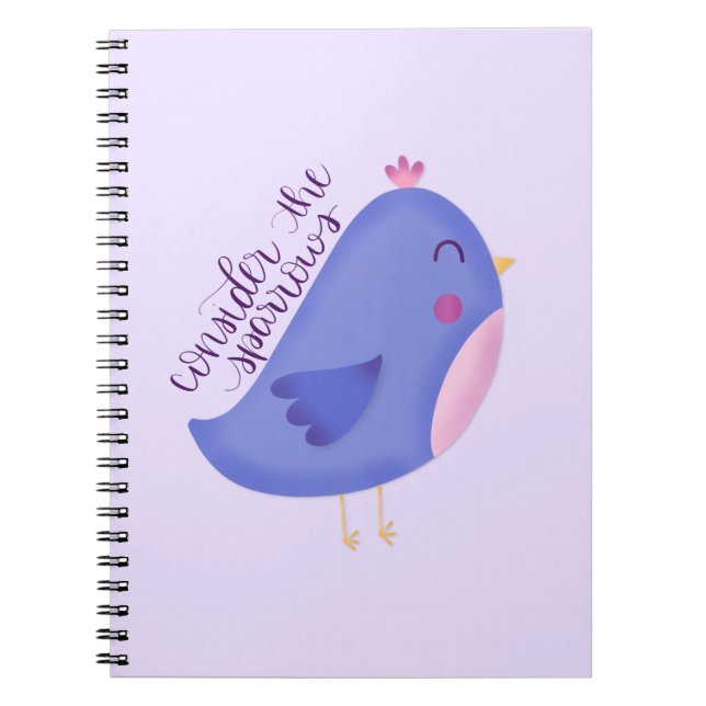 Consider the Sparrows Journal (Front)