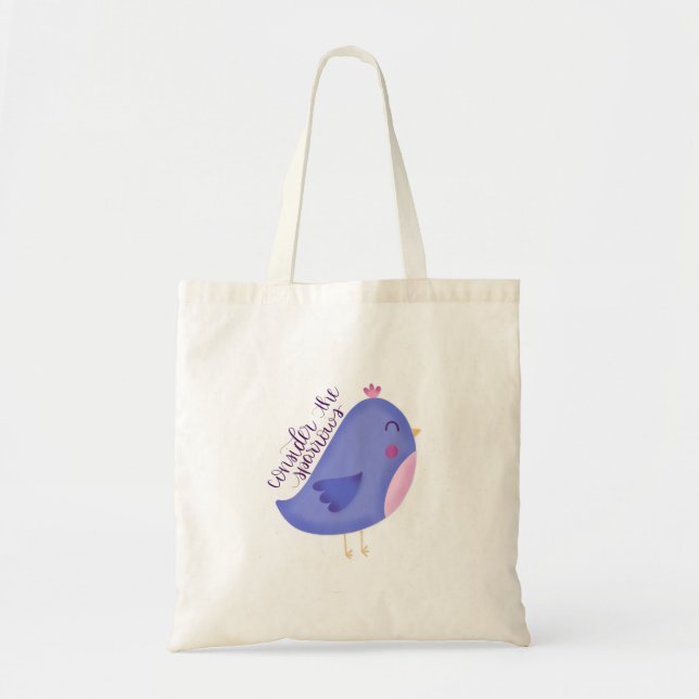 Consider the Sparrows Tote Bag (Front)