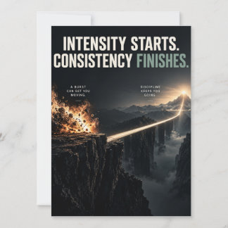 Consistency Finishes Invitation