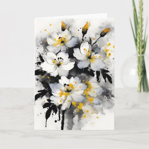 Consolida - Watercolor flowers Card