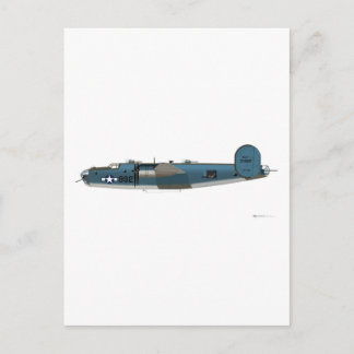 Consolidated PB4Y-1 Liberator Postcard