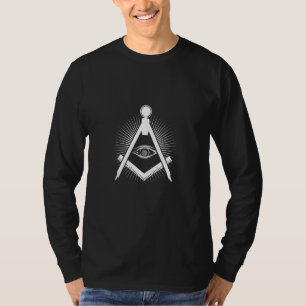 Conspiracy Freemason Mason Illuminati Circle Occul T-Shirt