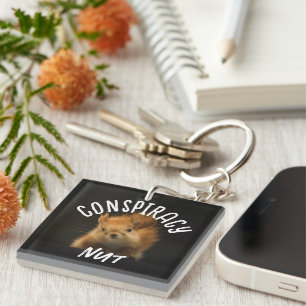 Conspiracy Nut Key Ring