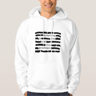 Conspiracy Theory - Trust Your Government - Deep S Hoodie