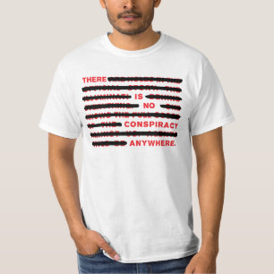 Conspiracy white t shirt