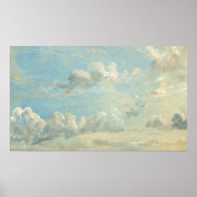 Constable - Cloud Study Poster (Front)