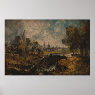 Constable - Dedham Lock Poster