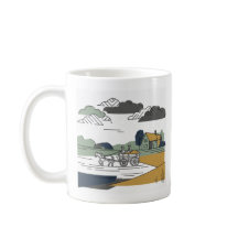 Constable’s Haywain Line Art Illustration