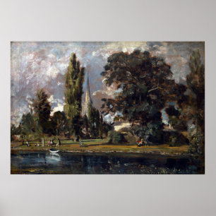 Constable - Salisbury Cathedral And Leadenhall Poster