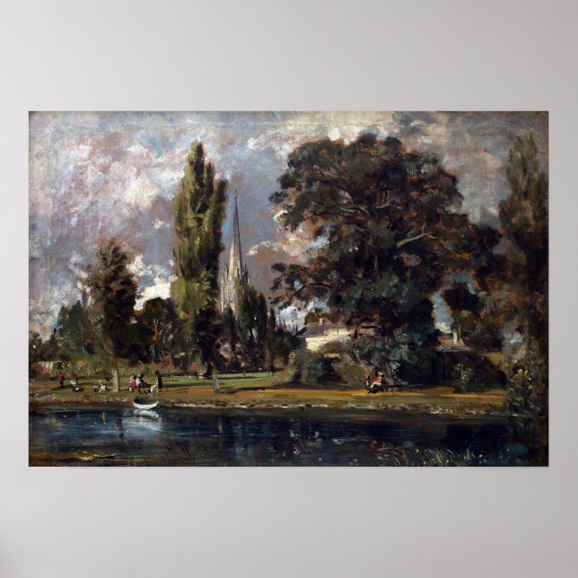 Constable - Salisbury Cathedral And Leadenhall Poster (Front)