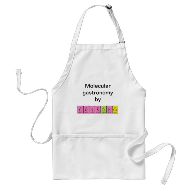 Constança periodic table name apron (Front)
