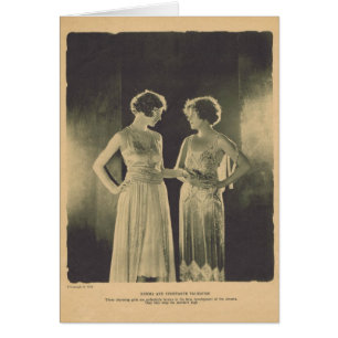 Constance and Norma Talmadge 1922 vintage portrait