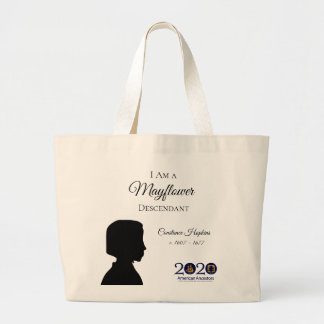 Constance Hopkins Mayflower Descendant Tote