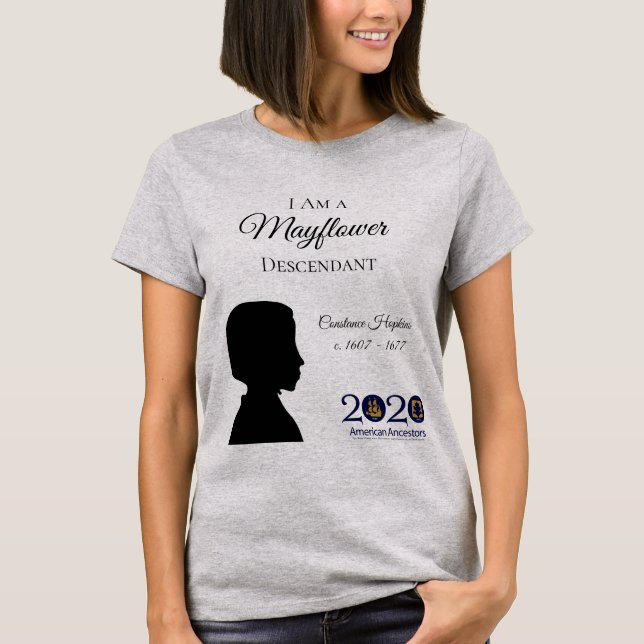 Constance Hopkins Mayflower Women's T-Shirt (Front)