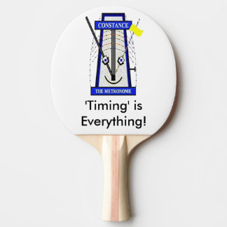 Constance the Metronome Ping-Pong Paddle