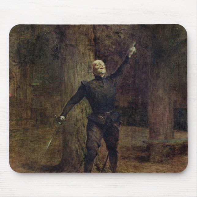 Constant Coquelin  as Cyrano de Bergerac Mouse Pad (Front)