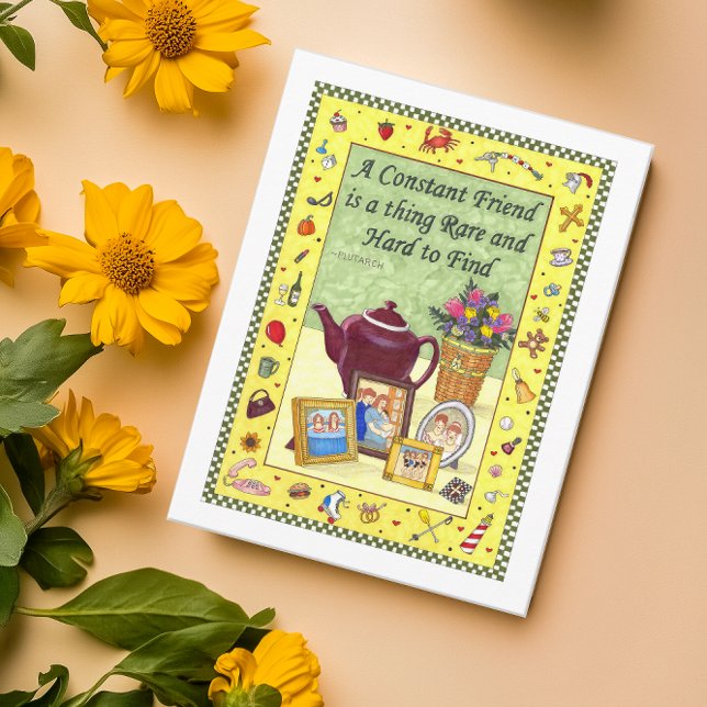 Constant Friendship Inspirational Postcard (Creator Uploaded)