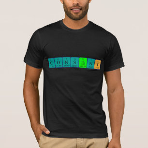 Constant periodic table name shirt