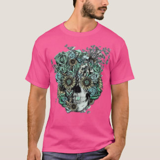 Constant sunflower skull T-Shirt