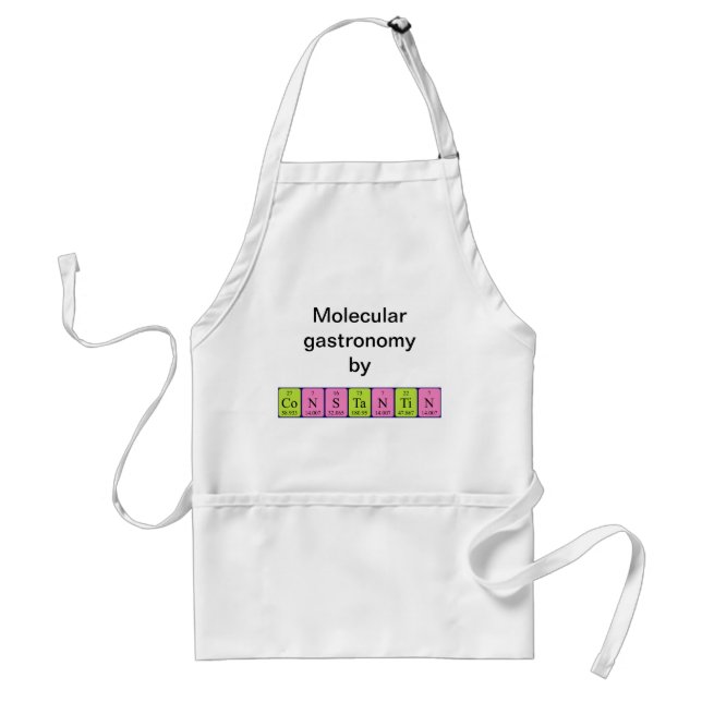 Constantin periodic table name apron (Front)